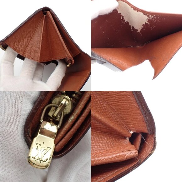 LOUIS VUITTON Porte Monnaie Billets Tresor Wallet Monogram Brown M61730 01EF434 - Picture 12 of 16